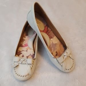 Born leather ballet flats with bows Sz. 10